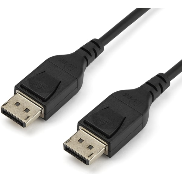 StarTech.com 1 m VESA Certified DisplayPort 1.4 Cable - 8K 60Hz HBR3 HDR - 3 ft Super UHD 4K 120Hz - DP to DP Slim Video Monitor Cord M/M - DP14MM1M