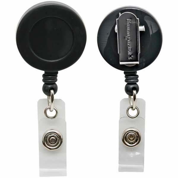 SICURIX Standard ID Badge Reel, Black
