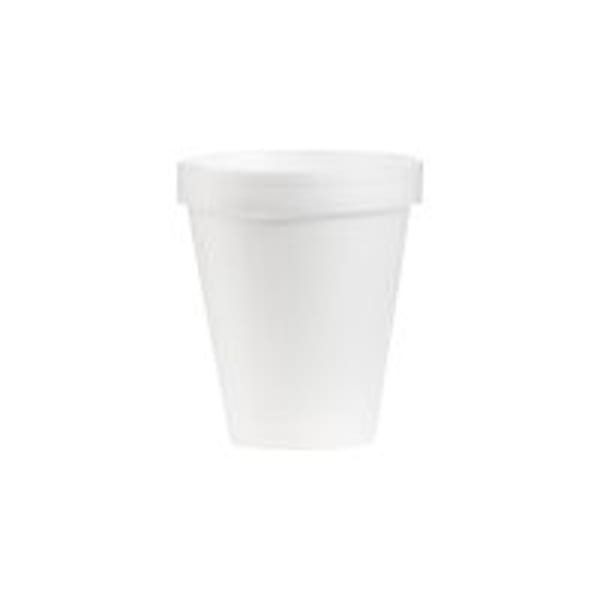 Dart Handi-Kup Insulated Styrofoam Cups, 6 Oz, White, Box Of 1,000 Cups