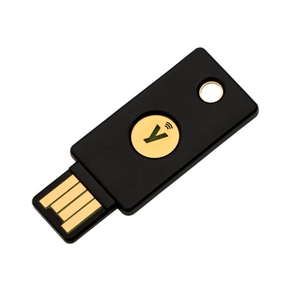 Yubico - YubiKey 5 NFC - Two-Factor authentication (2FA) Security Key, Connect via USB-A or NFC, FIDO Certified - Protect Your Online Accounts