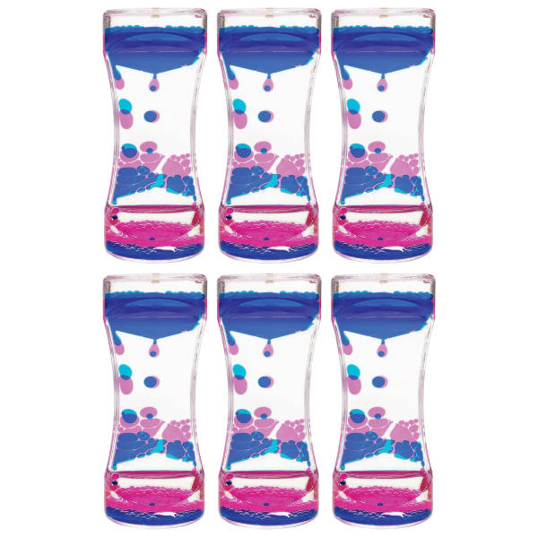Teacher Created Resources Liquid Motion Bubbler, Blue & Pink, Pack Of 6