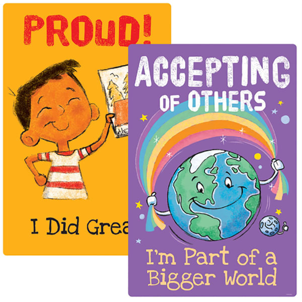 Trend I Feel  Posters, 10-3/4in x 16-1/8in, Grades Pre-K To 4, Pack Of 8 Posters