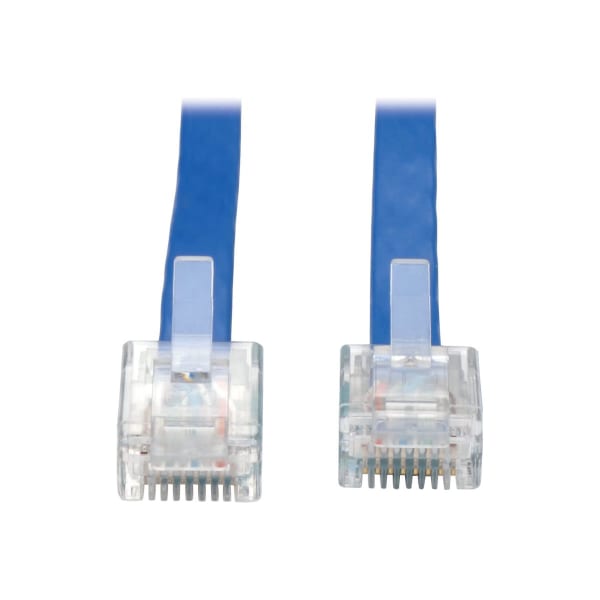 Eaton Tripp Lite Series Cisco Console Rollover Cable (RJ45 M/M), 10 ft. (3.05 m) - Network cable - RJ-45 (M) to RJ-45 (M) - 10 ft - blue