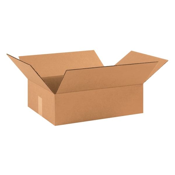 South Coast Paper Corrugated Cartons, 17in x 13in x 5in, Kraft, Pack Of 25