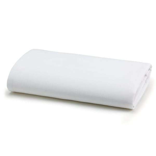Medline Muslin Flat Sheets, 66in x 108in, White, Pack Of 12