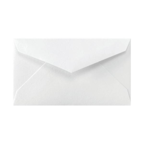 LUX Mini Envelopes, 2 1/8in x 3 5/8in, Gummed Seal, Bright White, Pack Of 1,000