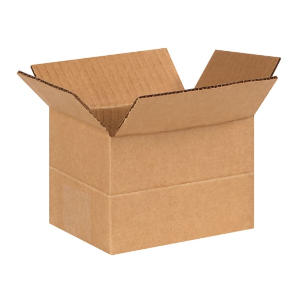 Partners Brand Multi-Depth Corrugated Cartons, 6in x 4in x 4-2in, Pack Of 25