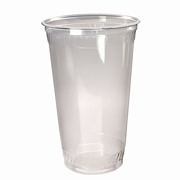 Fabri-Kal Kal-Clear PET Cold Drink Cups, 24 Oz, Clear, Bag Of 25 Cups, Carton Of 24 Bags
