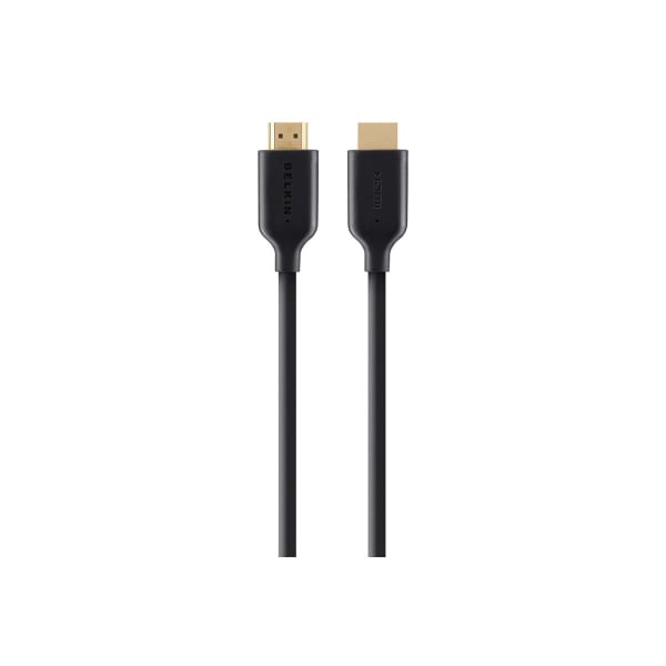 Belkin High Speed HDMI Cable with Ethernet - HDMI cable with Ethernet - HDMI male to HDMI male - 6.6 ft - 4K support