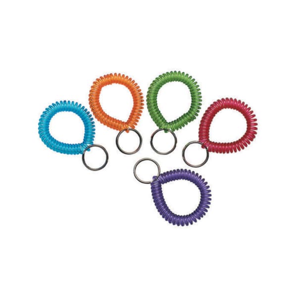 Control Group Wrist Coils, Assorted Colors, Pack Of 10 Wrist Coils