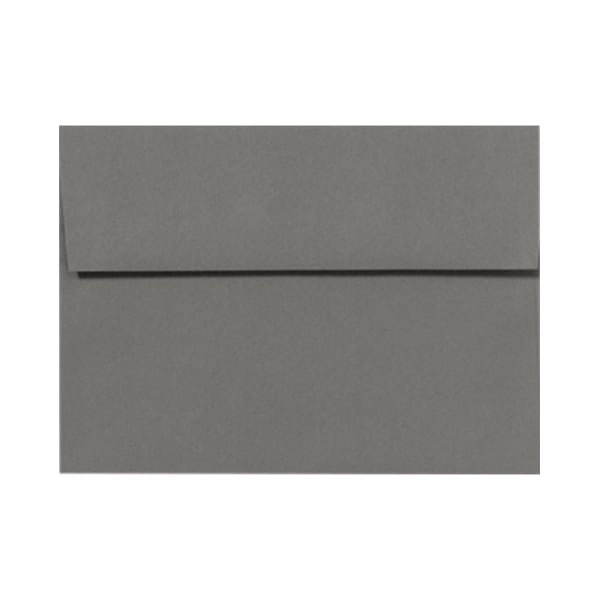 LUX Invitation Envelopes, A9, Peel & Press Closure, Smoke Gray, Pack Of 50
