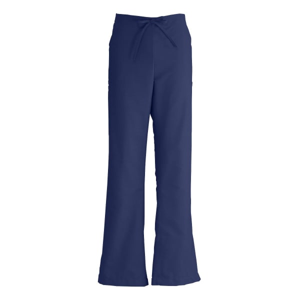 Medline ComfortEase Ladies Modern-Fit Cargo Scrub Pants, X-Small, Midnight Blue