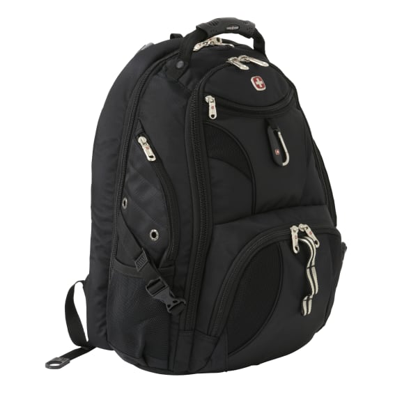 Swissgear Scansmart Backpack - Blk Fits Up To 17In Laptop Tsa Blk