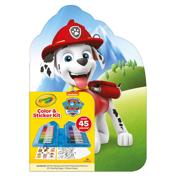 Crayola Color & Sticker Kit, Paw Patrol