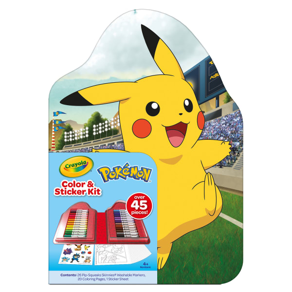 Crayola Color & Sticker Kit, Pokemon