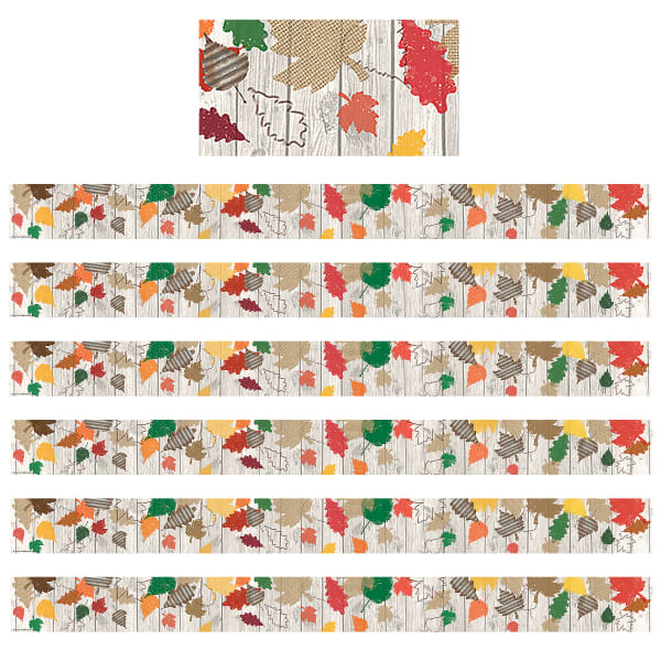 Teacher Created Resources Straight Border Trim, Home Sweet Classroom Happy Fall, 35ft Per Pack, Set Of 6 Packs