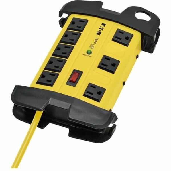 Eaton Tripp Lite Series Safety Surge Protector 120V 8 Outlet Metal 25ft Cord OSHA - Surge protector - 15 A - TLM825SA