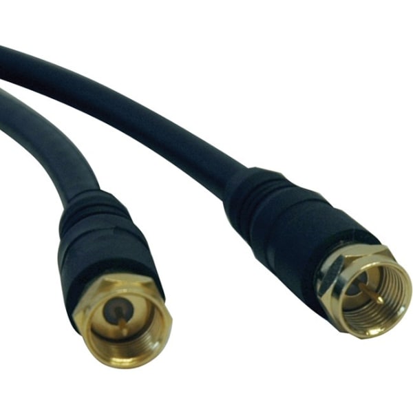 Tripp Lite 6ft Home Theater RG59 Coax Cable with F-Type Connectors 6ft - F Connector Male - F Connector Male - 6ft
