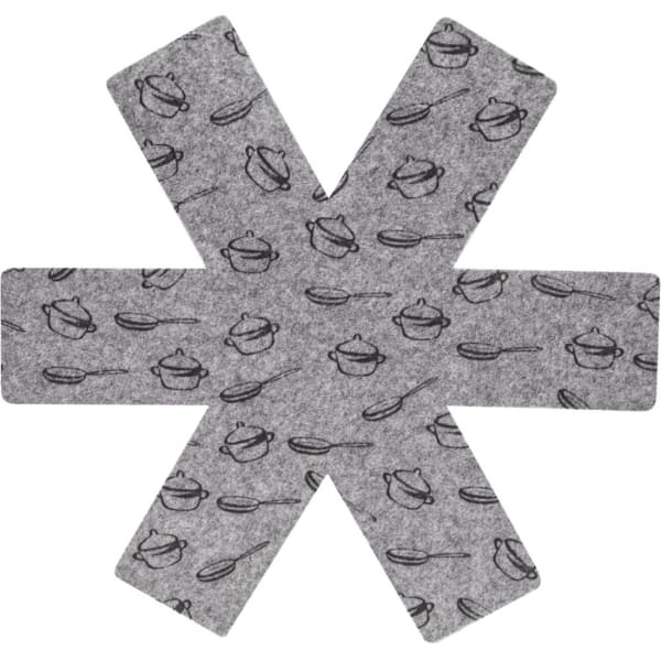 Starfrit Polyester Pot & Pan Protectors, Gray, 15in, Set Of 3 Protectors