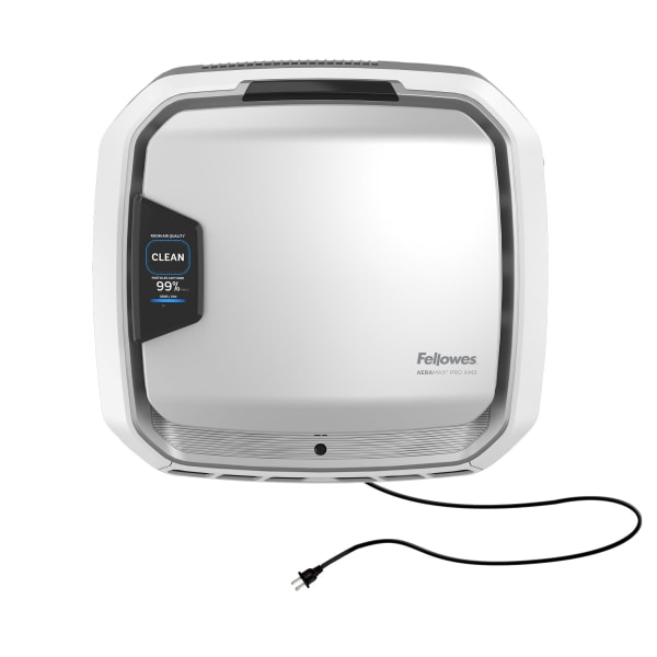Fellowes AeraMax Pro AM3R PC  PureView Air Purifier, Plug-in Wall Mount, H13 True HEPA Filtration,  550 Sq. Ft. Coverage, Silver