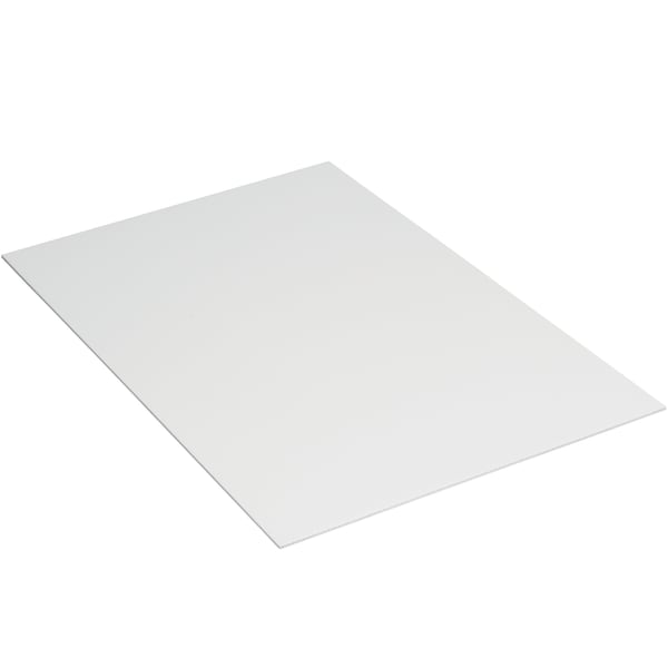 Partners Brand Plastic Corrugated Sheets, 24in x 36in, White, Pack Of 10