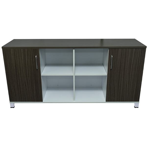 Boss Office Products Simple System 71inW Credenza, Driftwood