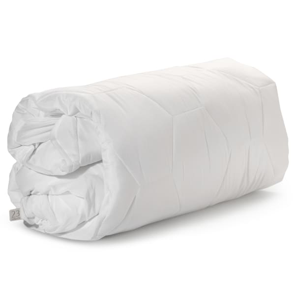 23 Threads Plush Quilted Mattress Protector, Ctrl+Z Technology, White, King, Case Of 6