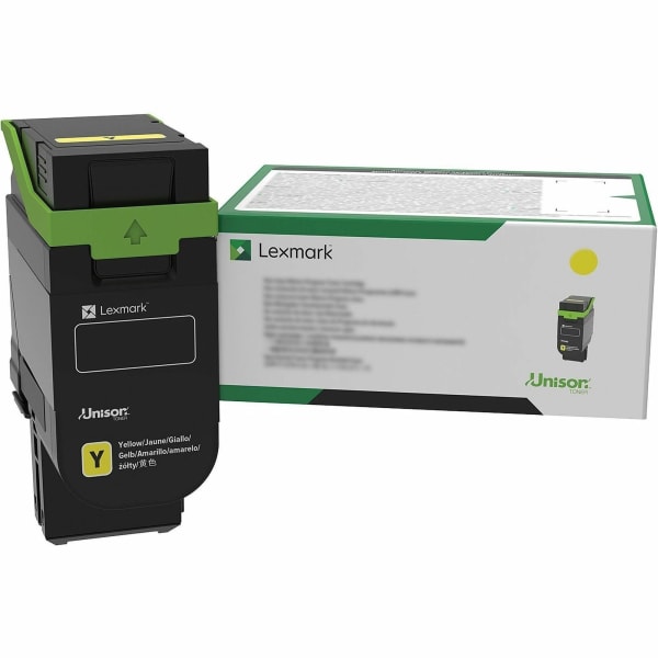 Lexmark Original High Yield Laser Toner Cartridge - Return Program - Yellow Pack - 8800 Pages