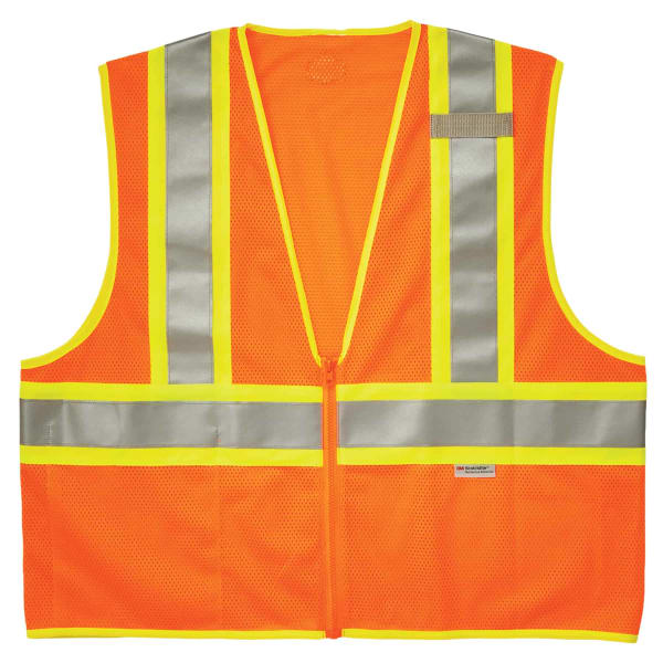 Ergodyne GloWear Safety Vest, 2-Tone 8230Z, Type R Class 2, 4X/5X, Orange