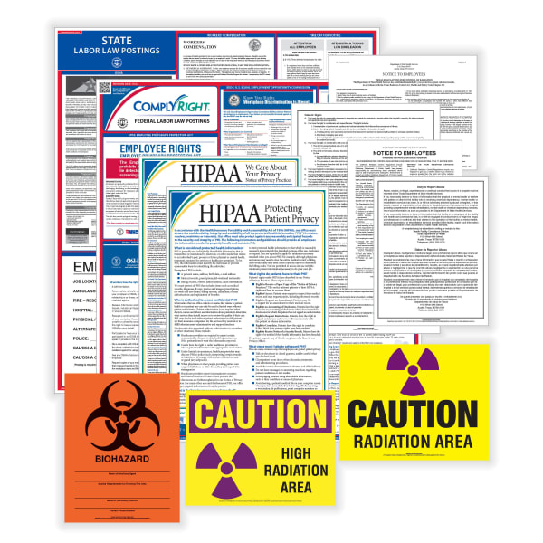 ComplyRight Healthcare Federal And State Labor Law Poster Set, English, Michigan