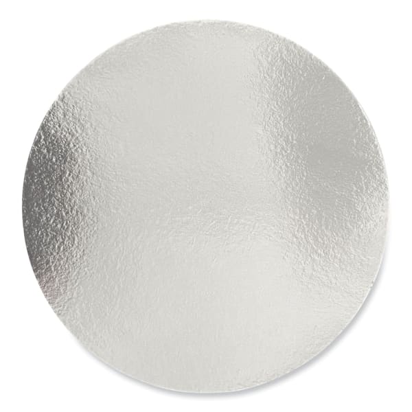 Boardwalk Round Aluminum To-Go Container Lids, Flat, 9in, Silver, Carton Of 500 Lids