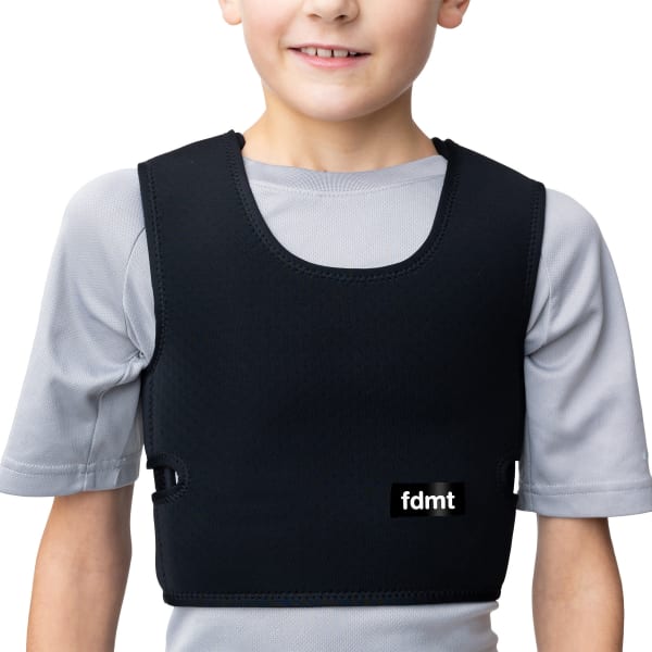 FDMT Deep Pressure Vest, Large, Black, Grades 8 - 12