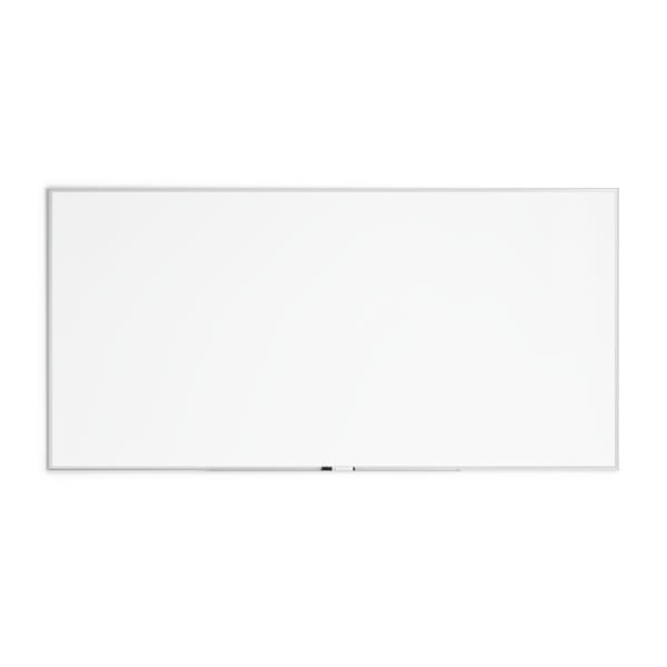 U Brands Melamine Dry-Erase Board, 96in X 48in, Silver Aluminum Frame, Actual Size 95in X 47in (064U00-01)