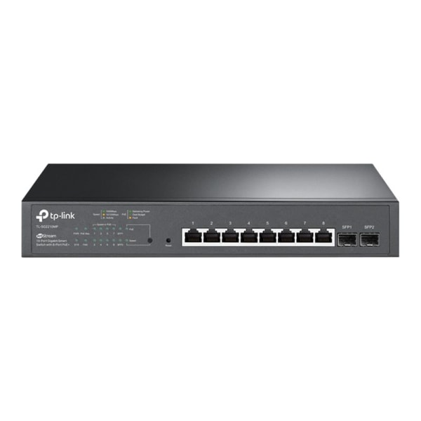 TP-LINK JetStream 10-Port Gigabit Smart Switch With 8-Port PoE+
