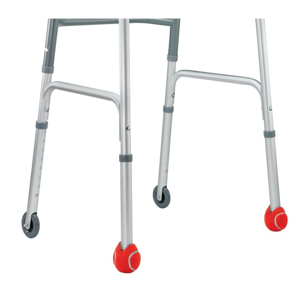 Walkerballs Walker Tennis Ball Glides, Red, Pack Of 2