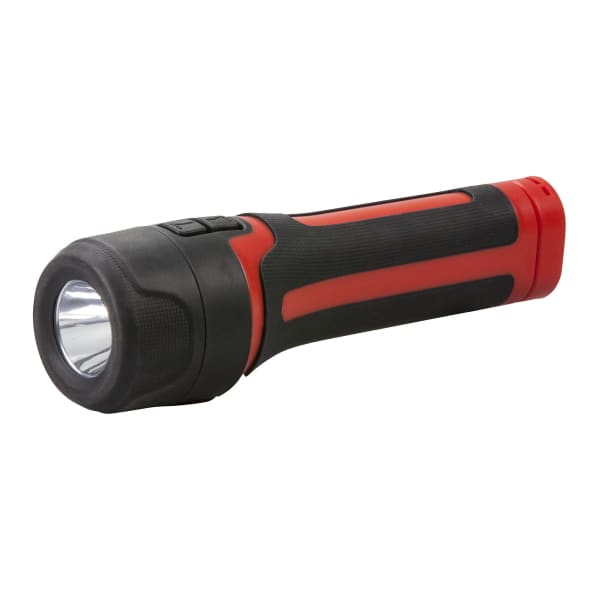 Life+Gear Stormproof Path Light - 150 lm Lumen - 4 x AA - Battery, USB - Water Proof, Impact Resistant, Weather Resistant, Slip Resistant - Black, Red - 1 Each
