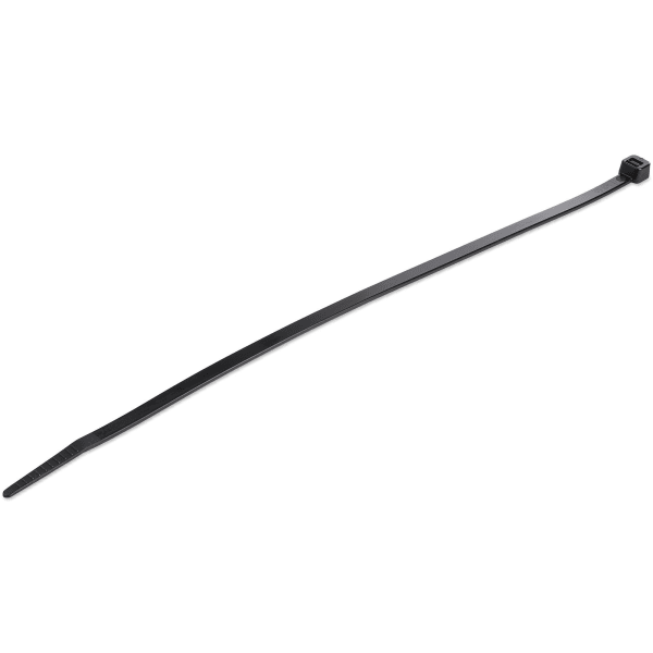 StarTech.com 100 Pack 10in Cable Ties - Black Extra Large Nylon/Plastic Zip Ties Adjustable Network Cable Wraps UL TAA - 100 Pack Black