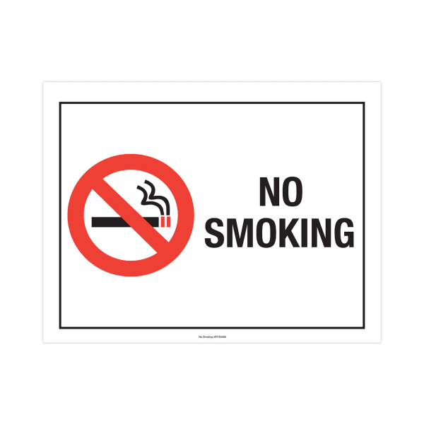 ComplyRight Federal Specialty Posters, No Smoking , English, 8 1/2in x 11in