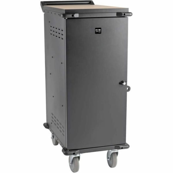 Eaton Tripp Lite Series 21-Device AC Charging Station for Laptops and Chromebooks - 120V, NEMA 5-15P, 10 ft. Cord, Black - Cart charge and management - for 21 notebooks - lockable - heavy duty steel - black