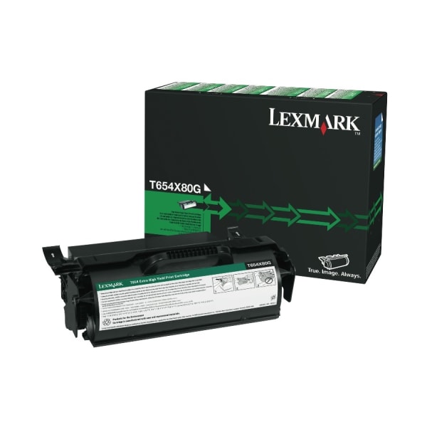 Lexmark T654X80G Remanufactured Black Toner Cartridge