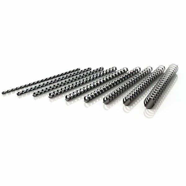 Mead CombBind Binding Spines - 0.31in Maximum Capacity - 40 x Sheet Capacity - For Letter 8 1/2in x 11in Sheet - Plastic - 125 / Box
