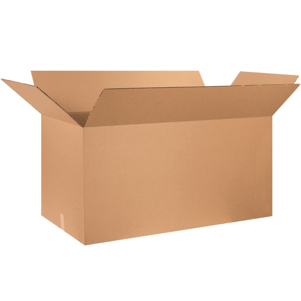 Partners Brand Double-Wall Heavy-Duty Corrugated Cartons, 48in x 24in x 24in, Kraft, Box Of 5