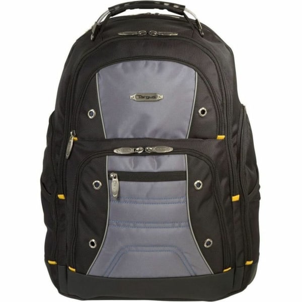 Targus Drifter II TSB239US Rugged Backpack For Up To 17in Laptops, Black/Gray