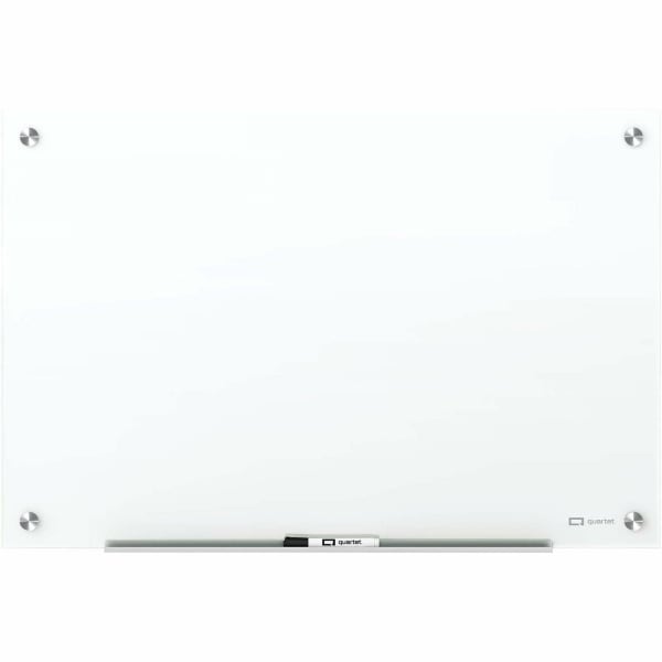 Quartet Magnetic Unframed Dry-Erase Whiteboard, 36in x 24in, Brilliance White