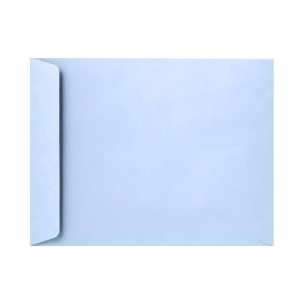 LUX Open-End 10in x 13in Envelopes, Peel & Press Closure, Baby Blue, Pack Of 50