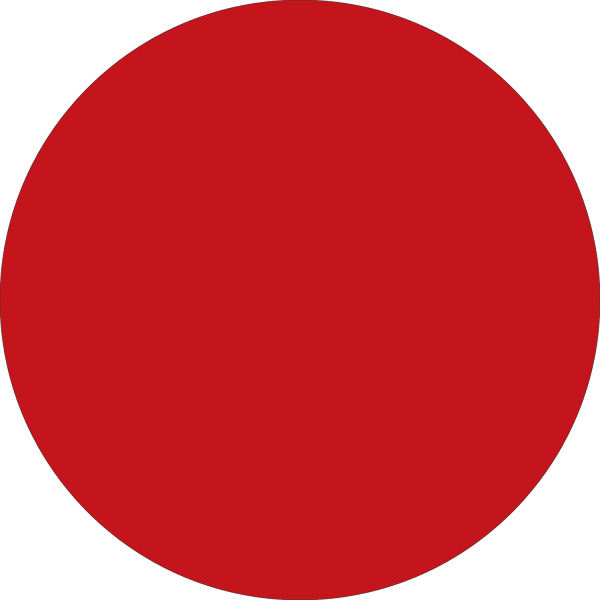 Tape Logic Removable Round Color Inventory Labels, DL613A, 2in, Red, Pack Of 500