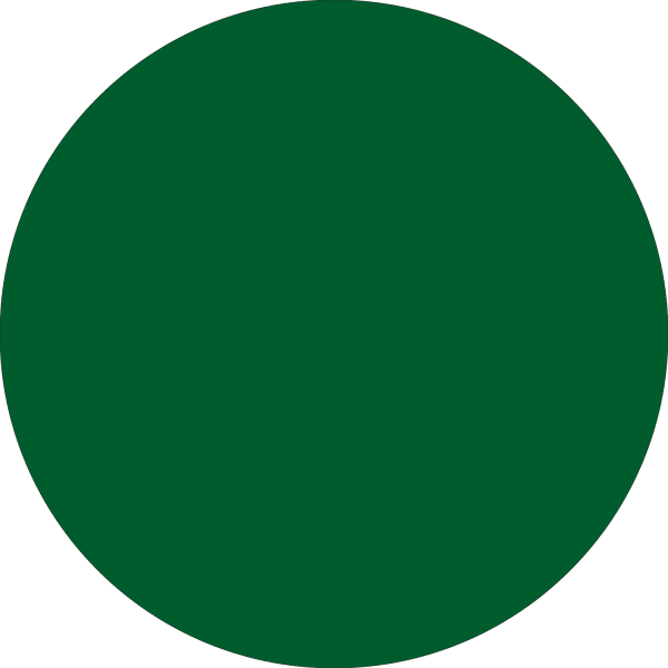 Tape Logic Removable Round Color Inventory Labels, DL613D, 2in, Green, Pack Of 500