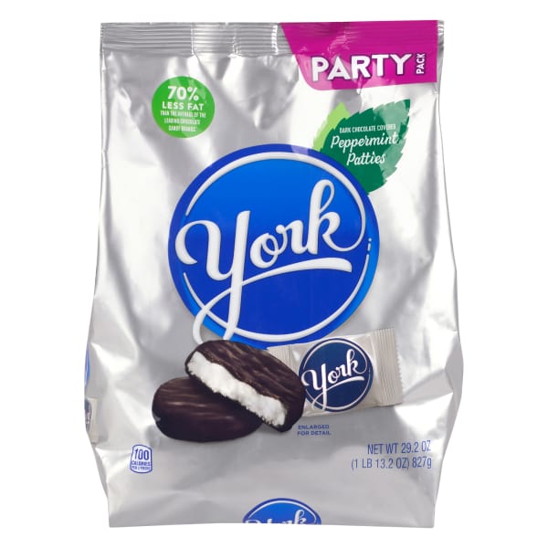 York Dark Chocolate Peppermint Patties, 35.2-Oz Bag