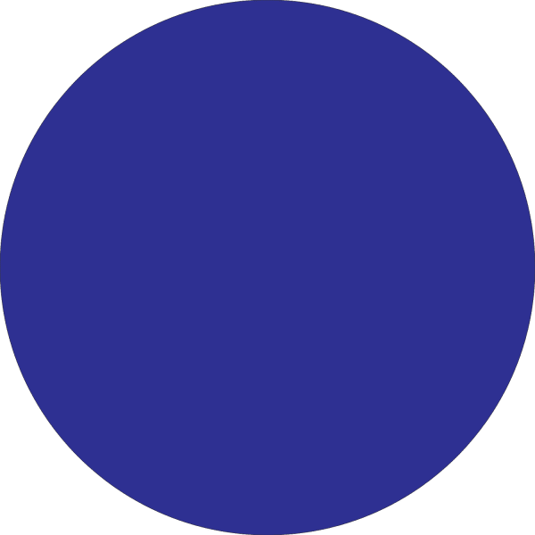 Tape Logic Removable Round Color Inventory Labels, DL615B, 4in, Dark Blue, Pack Of 500