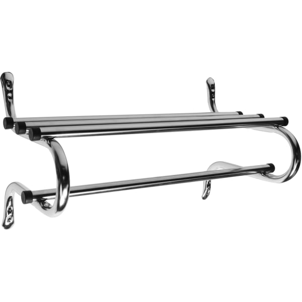 CSL TMK Series Metal Wall Rack, 17inH x 30inW x 14-3/4inD, Silver